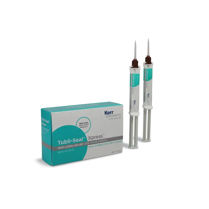 Kerr Tubli-Seal Xpress Root Canal Sealer, Zinc Oxide Eugenol, Automix Syringes, 10.7 g, 2/Pk, 33640