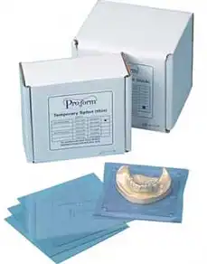 Pro-Form Retainer Material, 5" x 5", 0.030" (0.75 mm), Super Clear, 50/Pk, 9614816