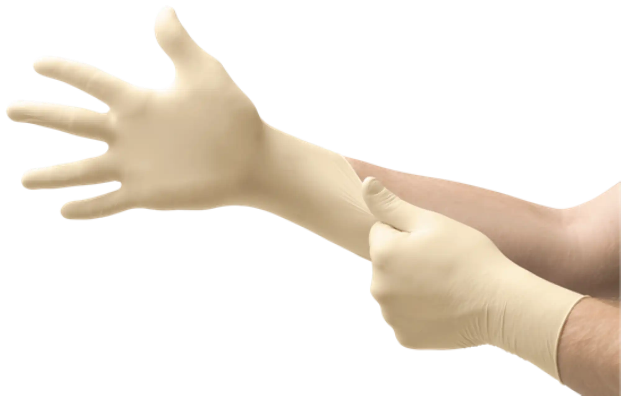 Microflex Diamond Grip MF-300 Powder-Free Latex Exam Gloves, Medium, Textured, Non-Sterile, 100/Box, MF-300-M