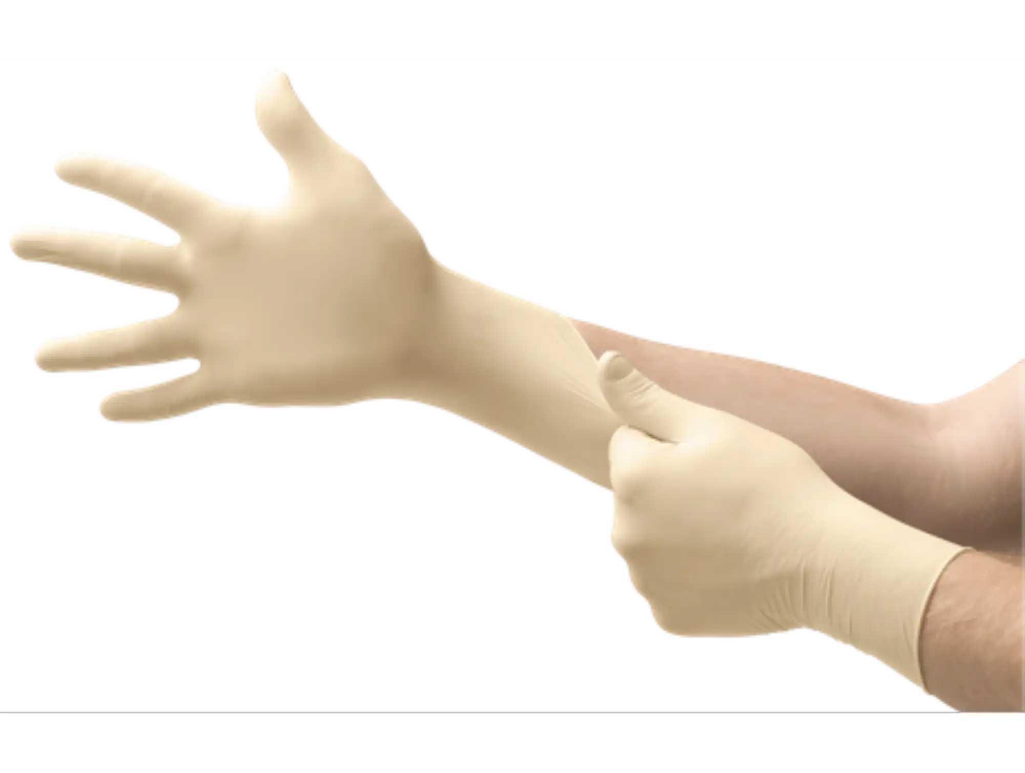 Microflex Evolution One EV-2050 Powder-Free Latex Examination Gloves, Textured, Medium, 100/Box, EV-2050-M