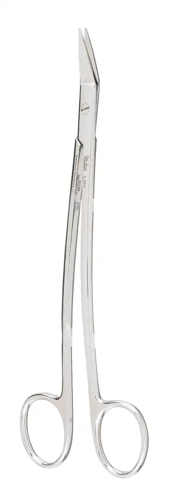 Miltex Instrument Dean Scissors, Dissecting Surgical Scissors, 1 Serrated Blade, 6.75", 1/Pk