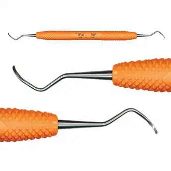 Wingrove Titanium Implant Scaler, Double-Ended, 5/6 Barnhart, Orange Resin Handle, 1/Pk, R661