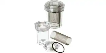 Evac-u-Trap Disposable Central Vacuum Pump Trap, #2200, Internal Thread, 2 3/4" x 3 5/8", 12/Pk