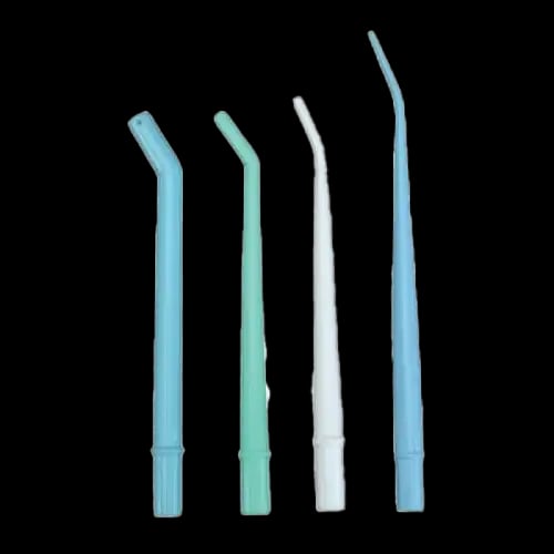 Plasdent OralSurge III Disposable Surgical Aspirator Tips, Vented, Seablue, 3/8" Orifice, 25/Pk, 8020XLG