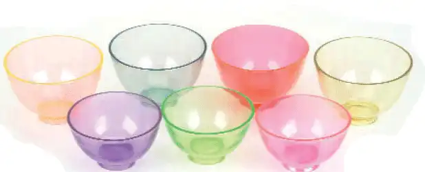 Plasdent Spectrum FlowBowl Medium Mixing Bowl, 350cc, Blue, 904MBM-2