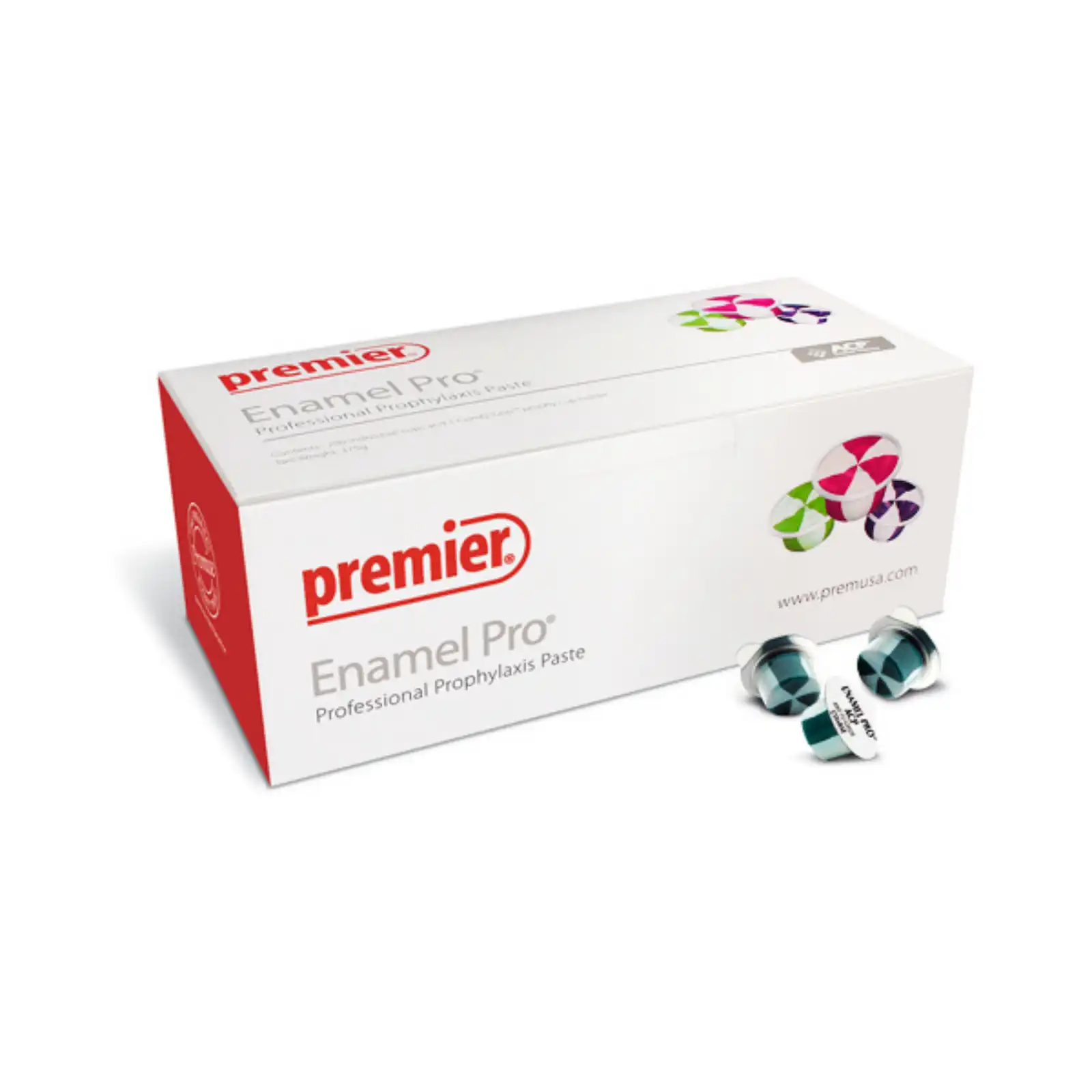 Enamel Pro Prophy Paste with Fluoride, Medium Grit, Mixed Berry, Unit-Dose Cups, 200/Box, 9007627