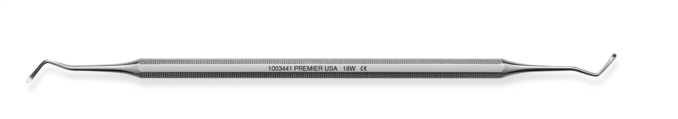 Premier Excavator, Double-End, Octagonal Handle, #18W, 1.4 mm Tip, 1/Pk, 1003441