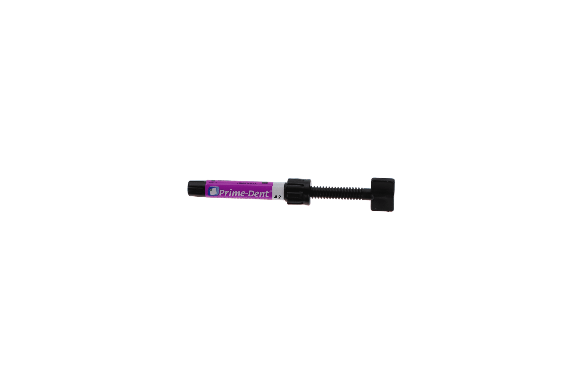 Prime Dental VLC Microhybrid Composite, Visible Light Cure, Syringe Refill, 4.5 g, Universal Viscosity, Shade A2, 1/Pk, 001-401A2