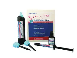 Pulpdent Tuff-Temp Plus Provisional Veneer, Crown & Bridge Resin, Automix Cartridge Kit, Shade A3.5, 50 ml, 1/Pk, TTPA35