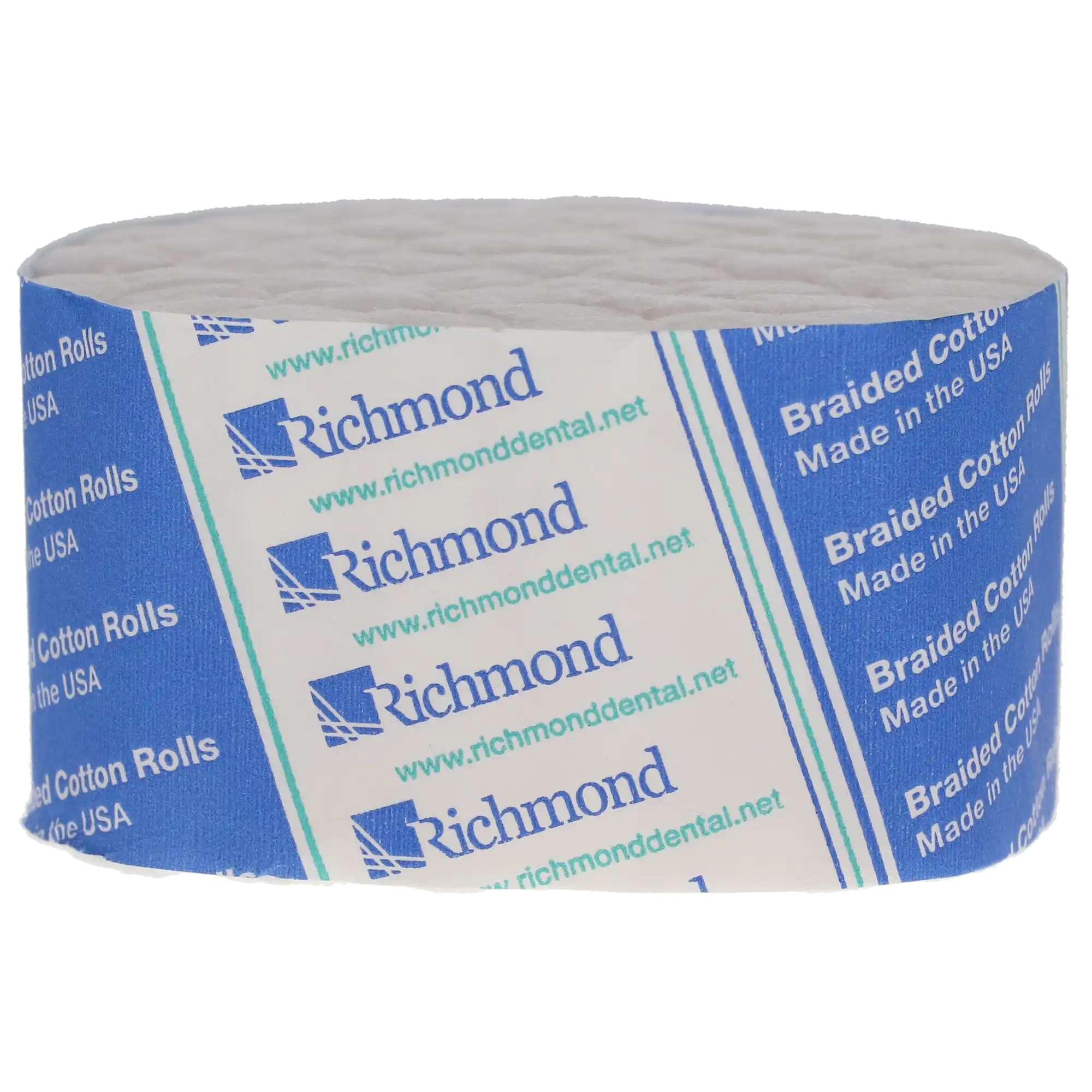 Richmond Braided Cotton Rolls, Sterile, Medium, 1.5" x 3/8", 2000/Box, 200206