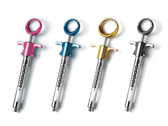 Septodont Aspirating Anesthetic Syringe, Petite, Pink, 1/Pk, N2120