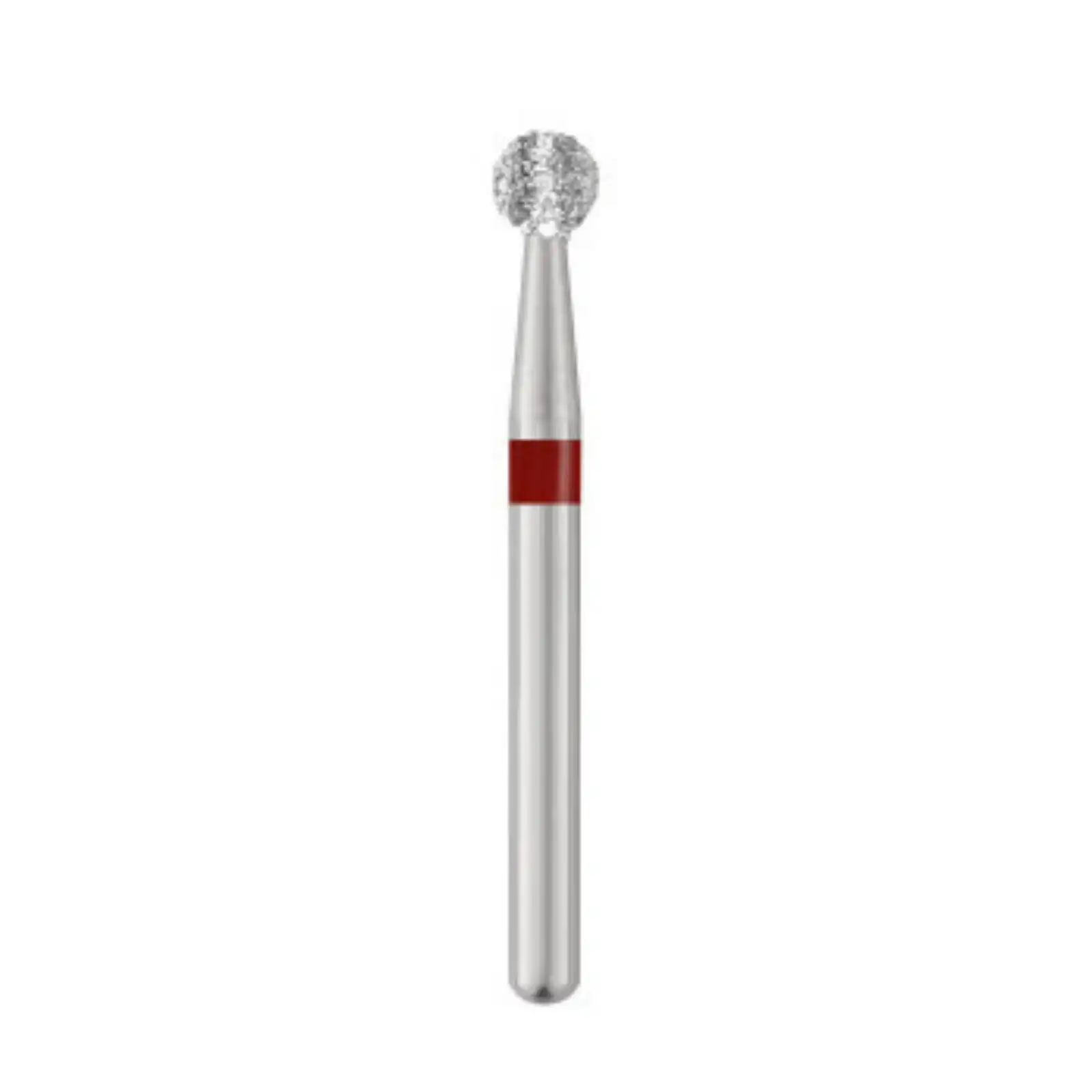 Piranha Diamond Single-Use Burs, FG, Round, # 801-023, 2.3 mm, Fine, Red, 25/Pk, 801-023F