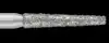 Piranha Diamond Single-Use Burs, FGSS, Flat End Taper, # 847-016, 1.6 mm, Coarse, Green, 25/Pk, 847-016C-S
