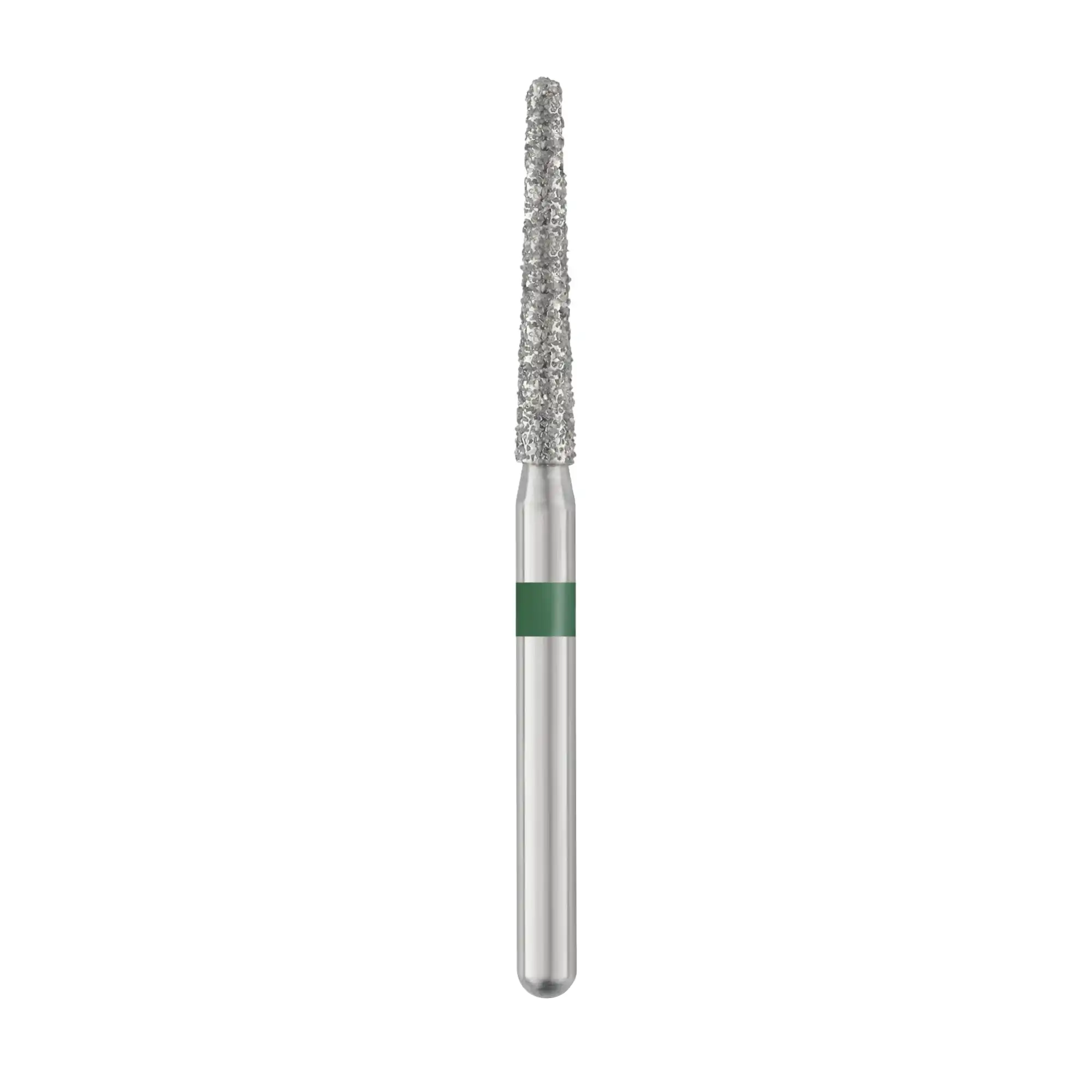 Piranha Diamond Single-Use Burs, FG, Round End Taper, # 850-016, 1.6 mm, Coarse, Green, 25/Pk, 850-016C