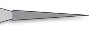 Piranha Diamond Single-Use Burs, FG, Needle, # 858-014, 1.4 mm, Coarse, Green, 25/Pk, 858-014C