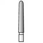 Revelation Diamond Burs, FG, Round End Cone, 854-021C, 2.1 mm, Coarse, Green, 5/Pk, 91066-5