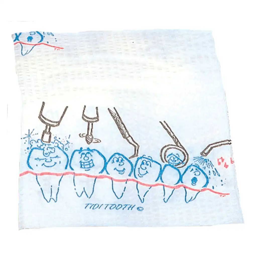 Choice Poly-Back Towels, 2-Ply Tissue, Waffle-Embossed, 13" x 18", Tooth, 500/Pk, 917490