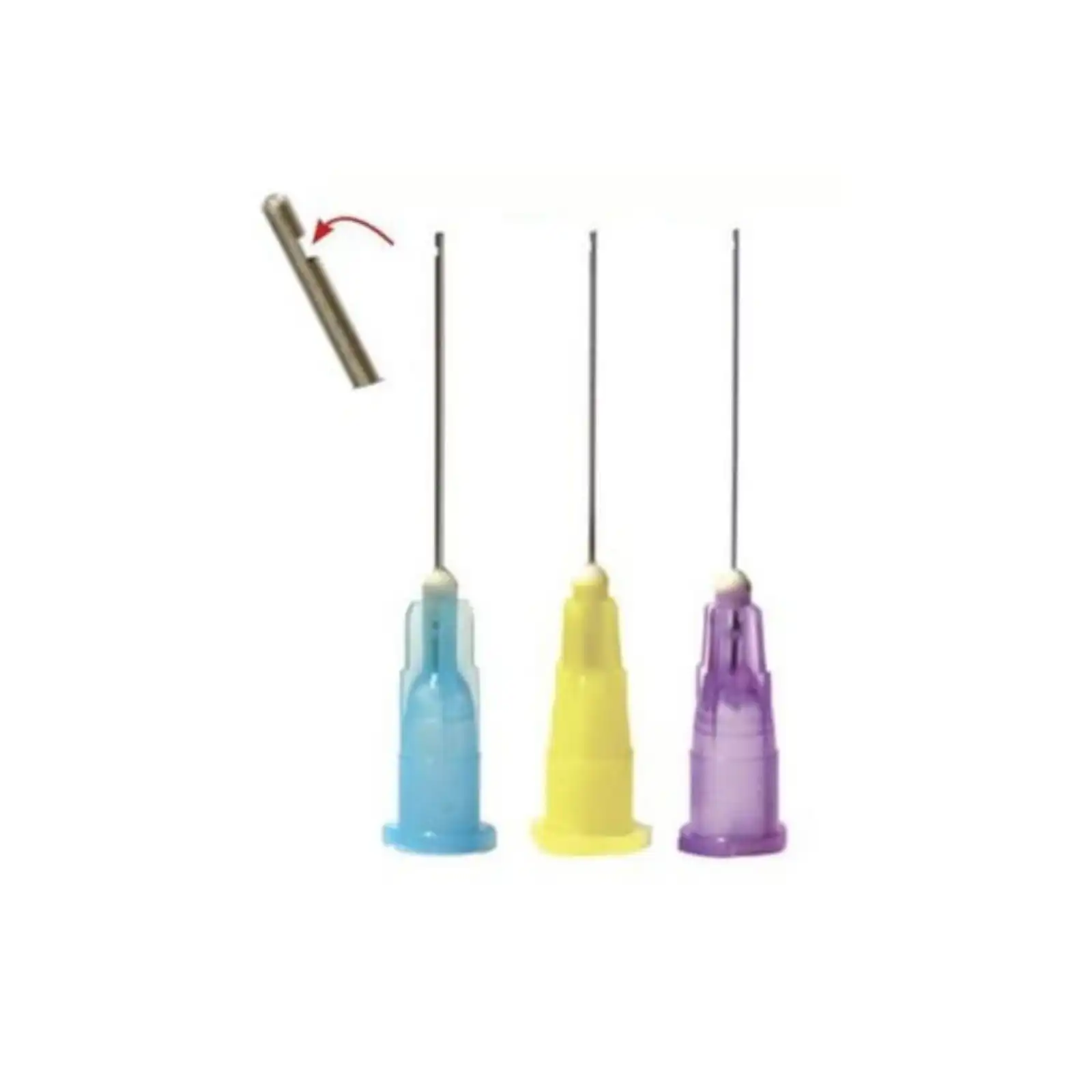 Vista-Probe Pre-Tipped Syringes, 12cc Luer Lock with 23 Gauge Closed-End Side-Port Tip, 100/Box, 316213