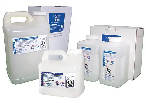 Isolyser SMSm 4000 Sharps Mail-Back Disposal System, 5.8 Liter, 1/Pk, SMS4000M