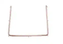 Young Dental Rubber Dam Holder, 2200 7-Tines Chrome-Plated Brass, 1/Pk, 177001