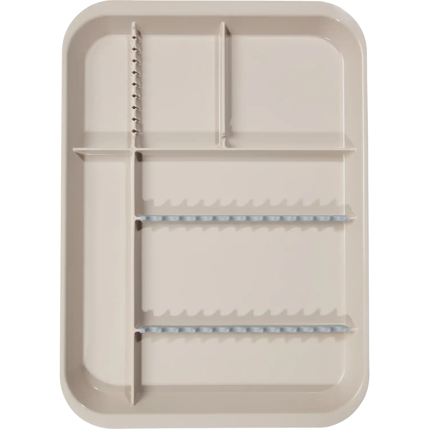 Zirc B-Lok Divided Setup Tray, Size B (Ritter), Beige, 13-3/8" x 9-5/8" x 7/8", 1/Pk, 20Z451G