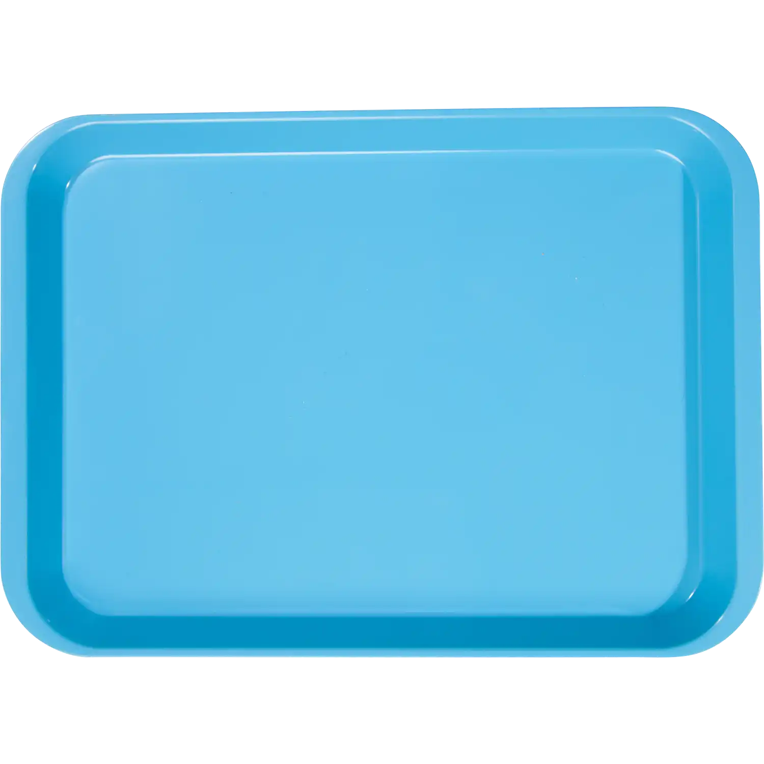 Zirc B-Lok Flat Set-Up Tray, Size B, Neon Blue, 13-3/8" x 9-5/8" x 7/8", 20Z401N