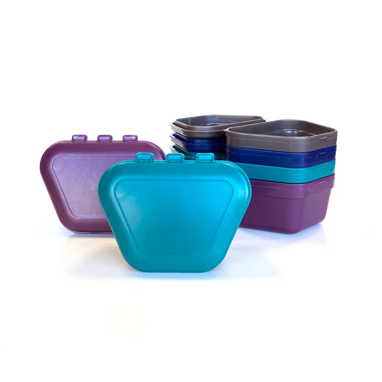 Zirc Denture Box, Assorted Colors, 12/Pk, 30R800