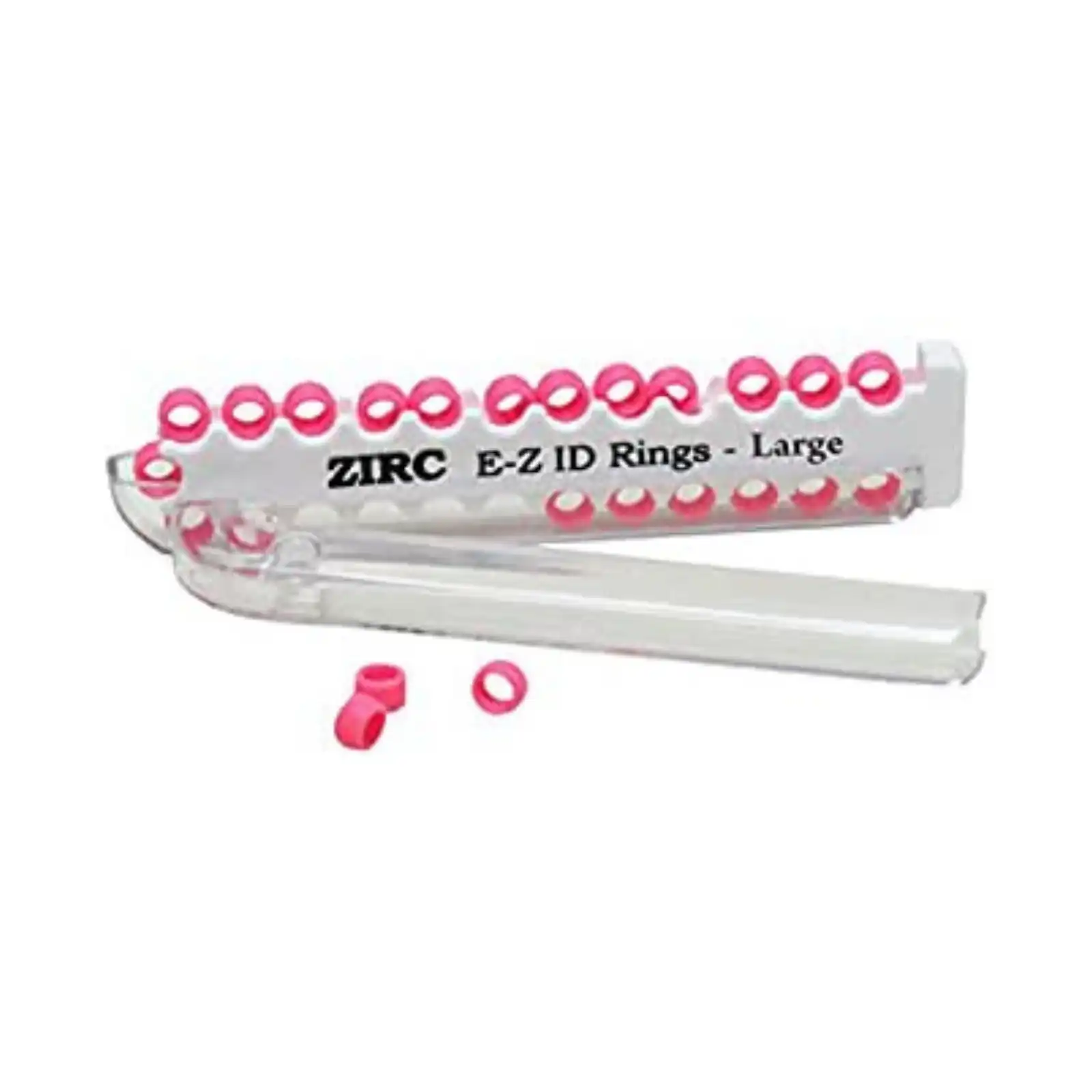 Zirc E-Z ID Instrument Rings, Large, Neon Pink, 25/Pack, 70Z200S