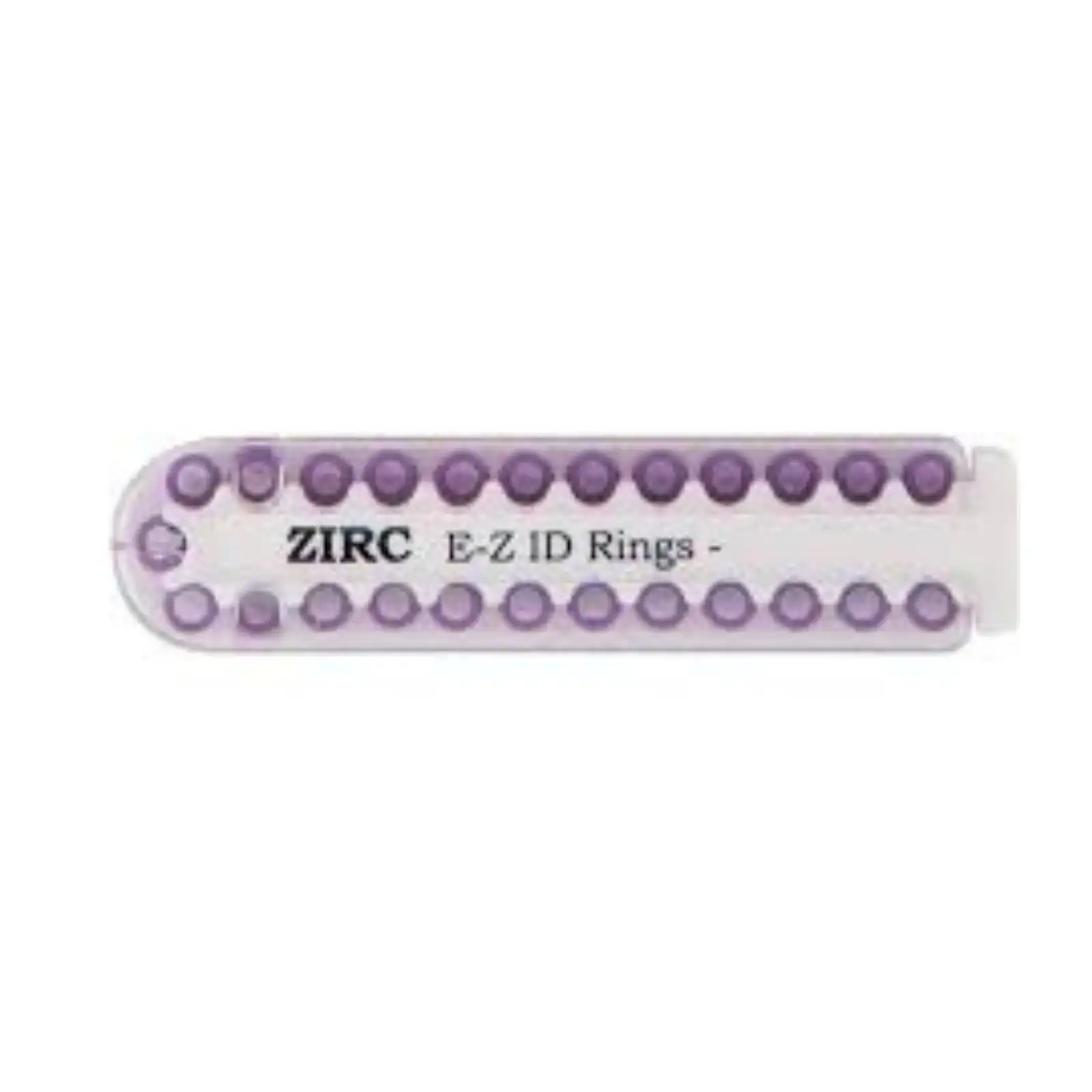 Zirc E-Z ID Instrument Rings, Large, Neon Purple, 25/Pack, 70Z200R