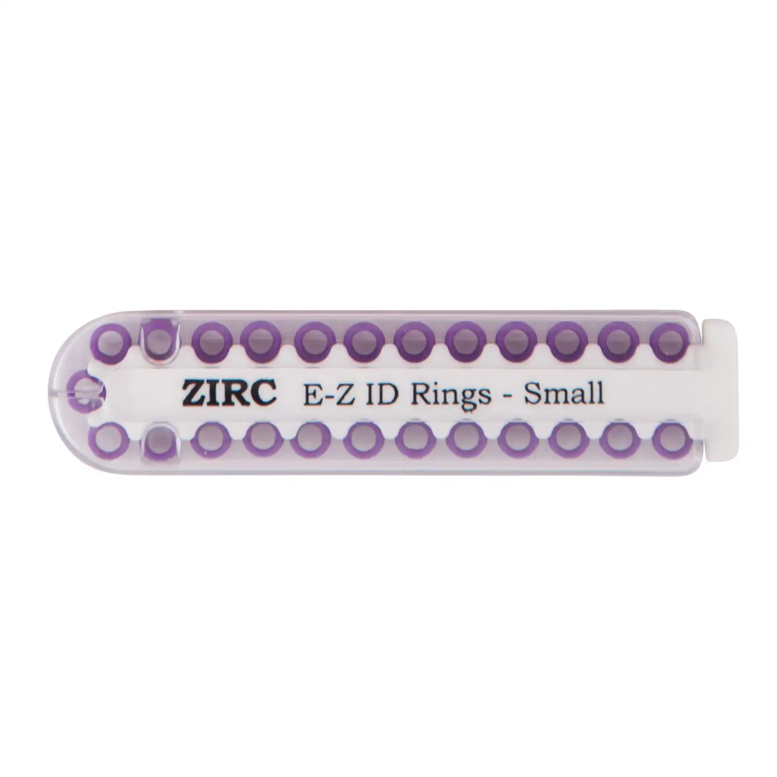 Zirc E-Z ID Instrument Rings, Small, Neon Purple, 1/8" Diameter, 25/Pack, 70Z100R