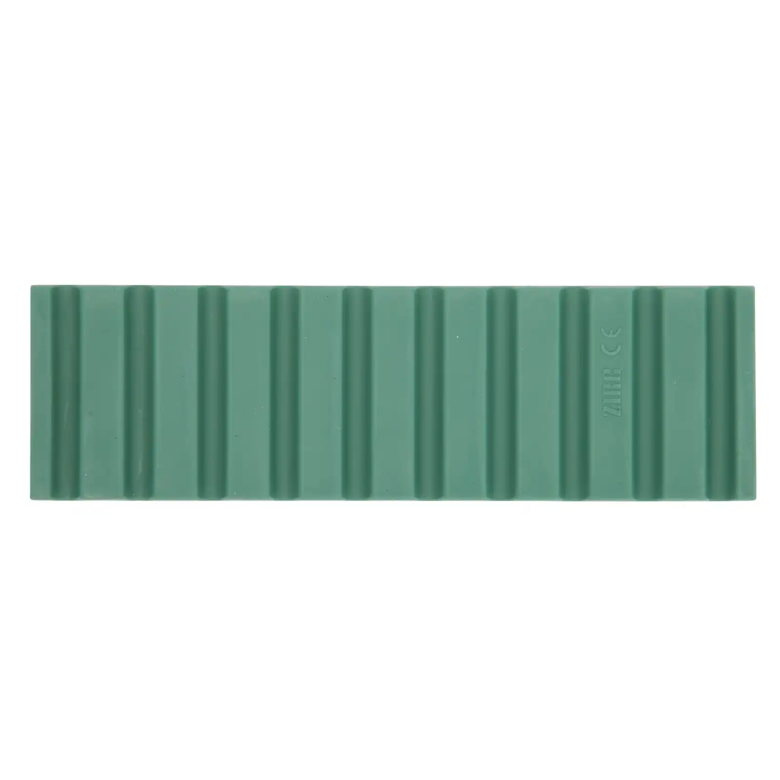 Zirc Dental Instrument Mat, Reversible, Green, 6-3/4" x 2" x 3/8", Holds 10 Hand or 4 Surgical Instruments, Autoclavable, 1/Pk, 20Z464D