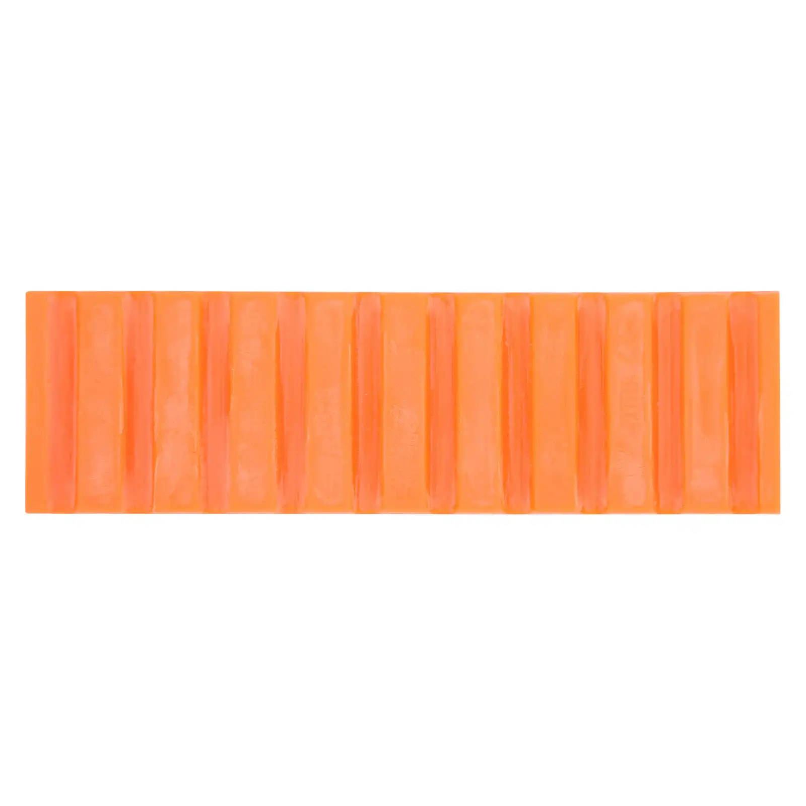 Zirc Dental Instrument Mat, Reversible, 6-3/4" x 2" x 3/8", Neon Orange, 1/Pk, 20Z464Q