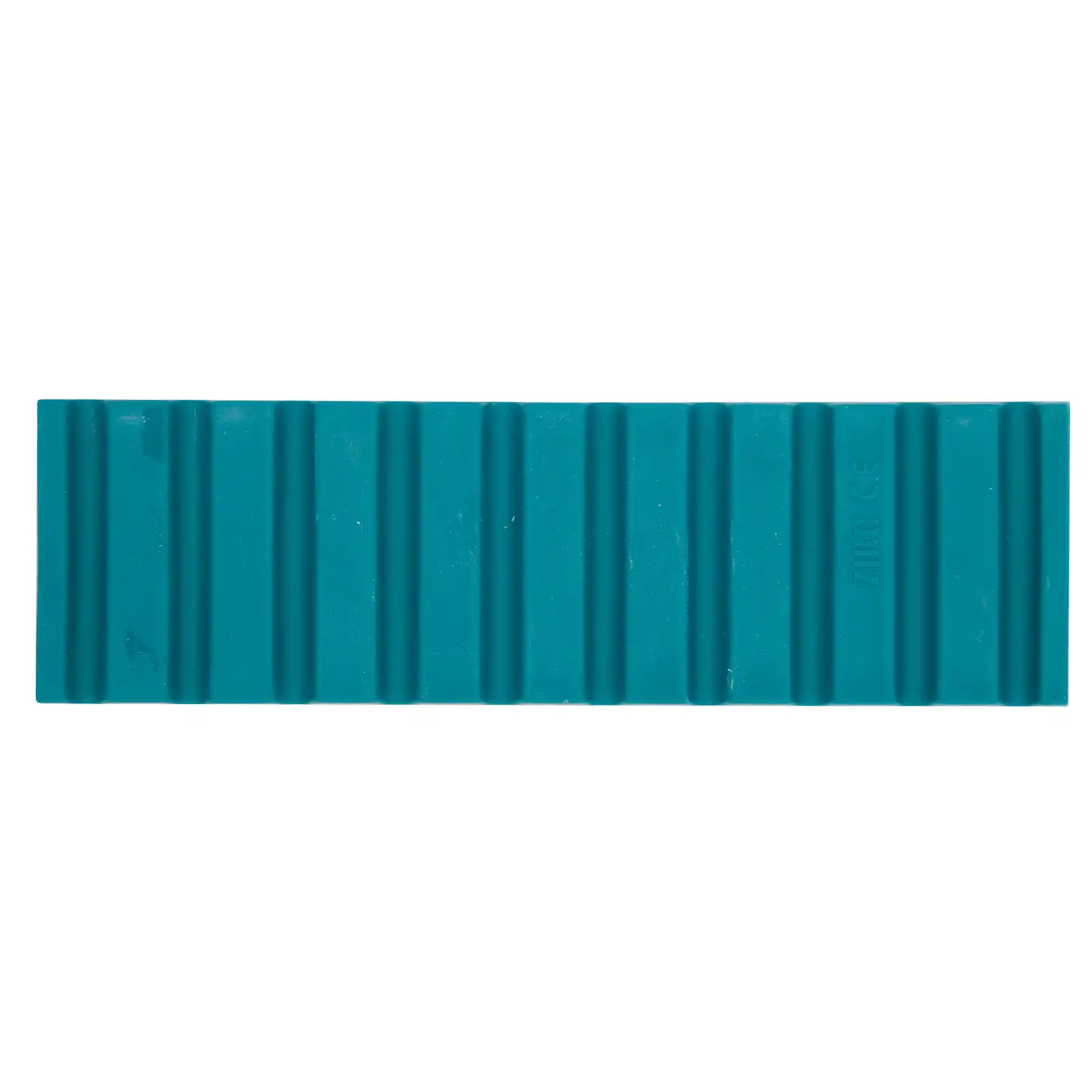 Zirc Dental Instrument Mat, Teal, Reversible, 6-3/4" x 2" x 3/8", Holds 10 Hand or 4 Surgical Instruments, Autoclavable, 1/Pk, 20Z464J