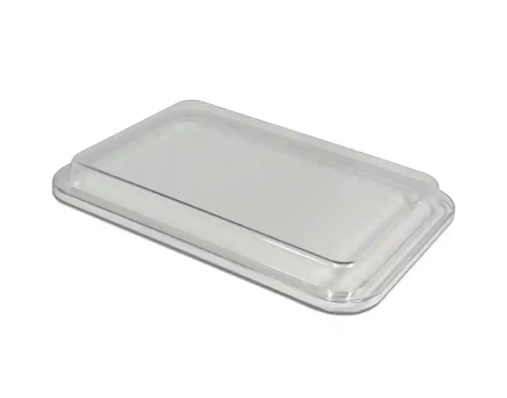 Zirc Mini Tray Plastic Cover, Non-Locking, Clear, F Size, 9-5/8" x 6-5/8" x 7/8", 1/Pk, 20Z102
