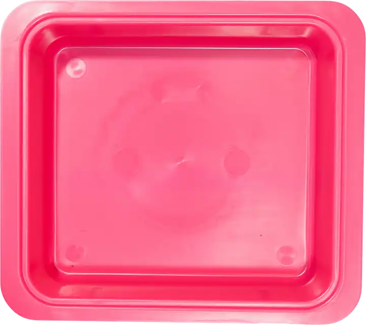 Zirc Procedure Tub Only, Neon Pink, 12-1/4"L x 10-7/8"W x 2-3/4"H, 1/Pk, 20Z463S
