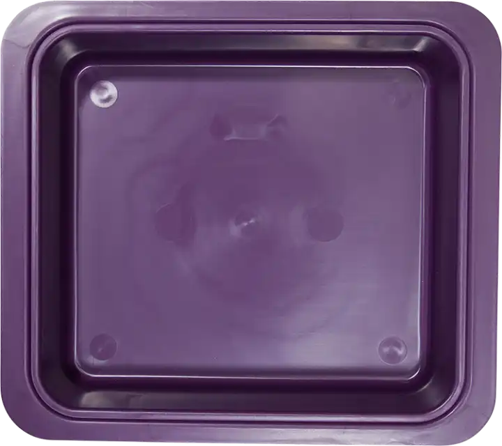 Zirc Procedure Tub Only, Neon Purple, 12-1/4" x 10-7/8" x 2-3/4", 1/Pk, 20Z463R