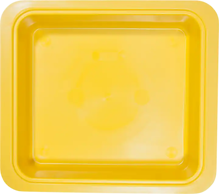 Zirc Procedure Tub Only, Neon Yellow, 12-1/4"L x 10-7/8"W x 2-3/4"H, 1/Pk, 20Z463-O
