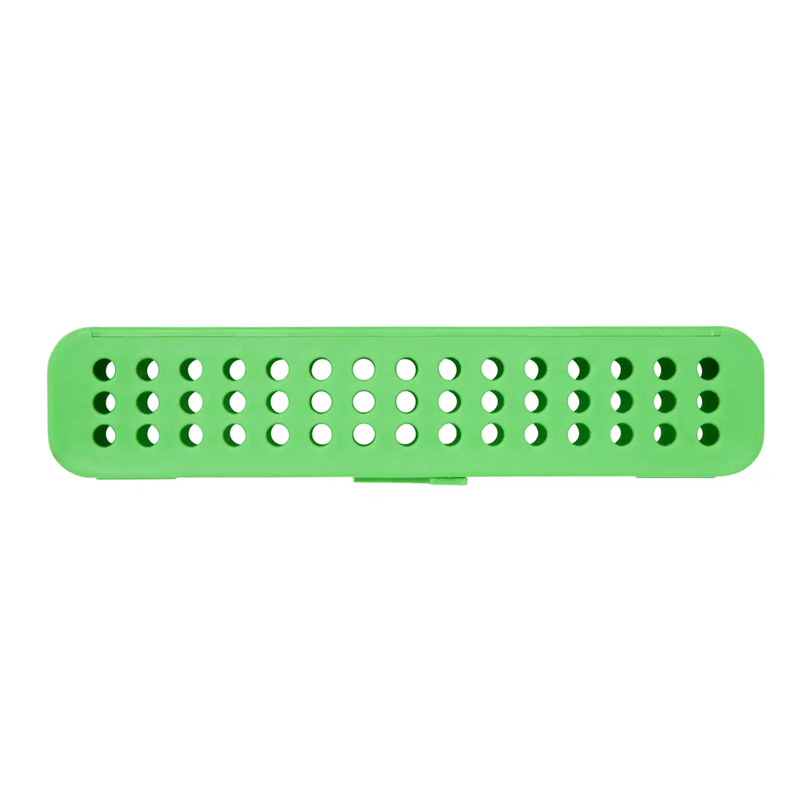 Zirc Compact Steri-Container, Neon Green, 7-1/8" x 1-1/2" x 1-1/2", Holds 8-12 Instruments, 1/Pk, 50Z905P