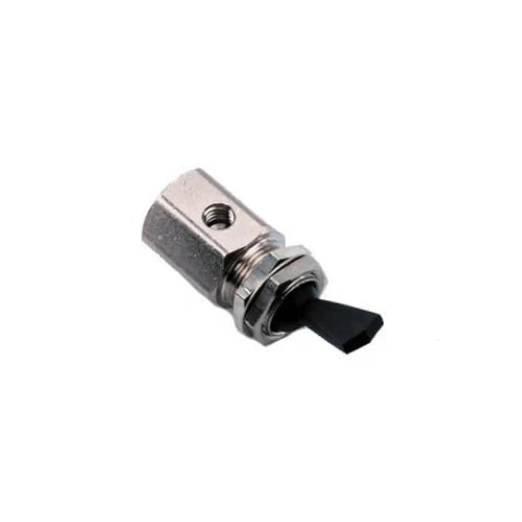 DCI International 2-Way Toggle Valve, On/Off, Gray, 7012, Panel-Mounting 15/32-32 Thread