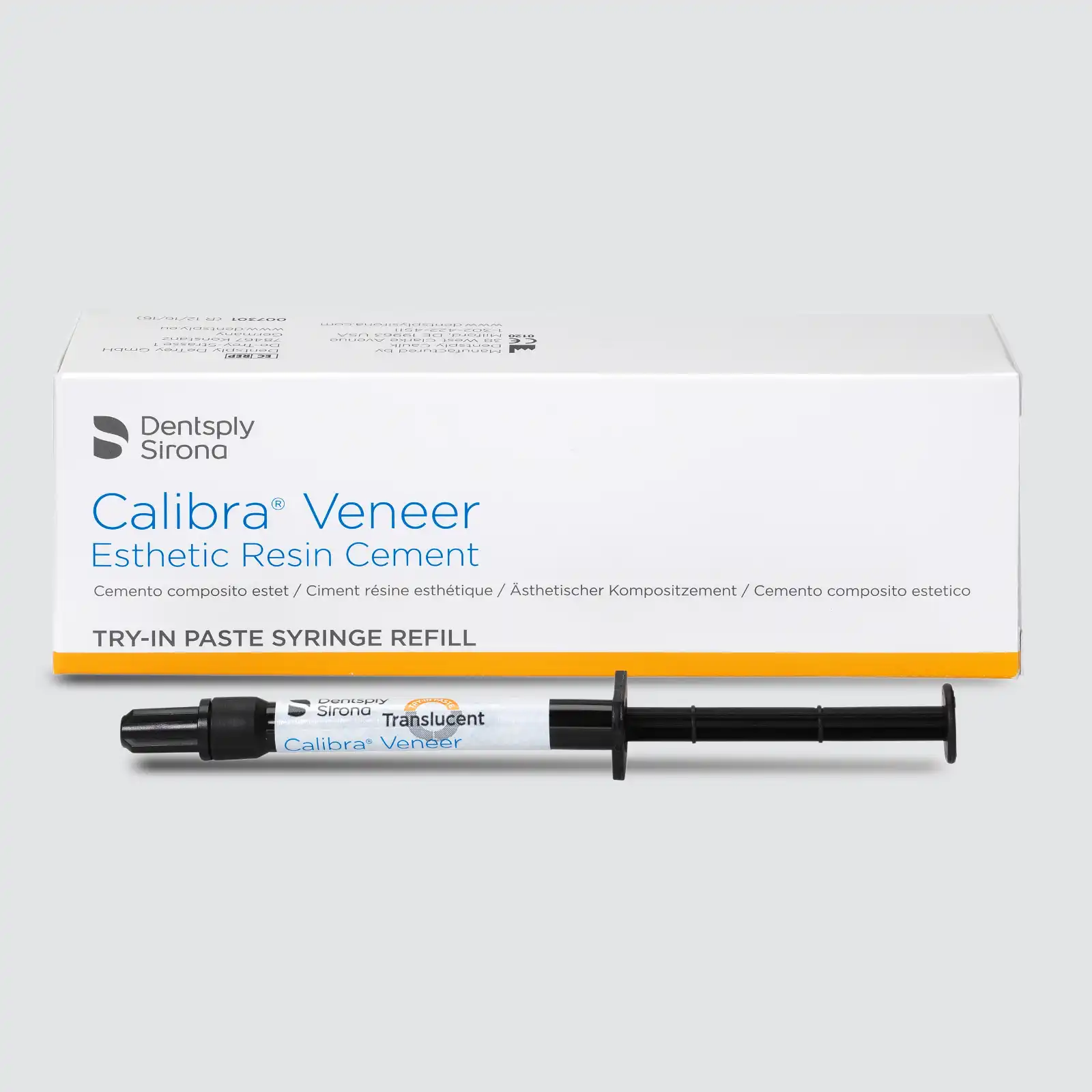 Calibra Veneer Esthetic Resin Cement, Try-In Paste Refill, 1.8 g, Bleach, 2/Pk, 607306