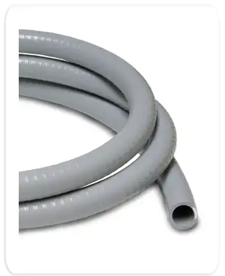 Clean-Flex Flexible Saliva Ejector Tubing, PVC, 1/4" ID x 3/8" OD, 7 ft, Gray, 1/Pk, B3008