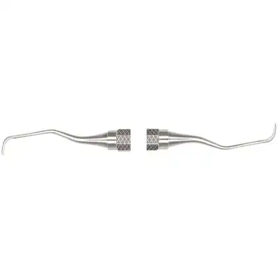 Hu-Friedy Mini Five Gracey Curette, Double-Ended, 11/12, Rigid #6 Satin Steel, 1/Pk, SAS11/12R7