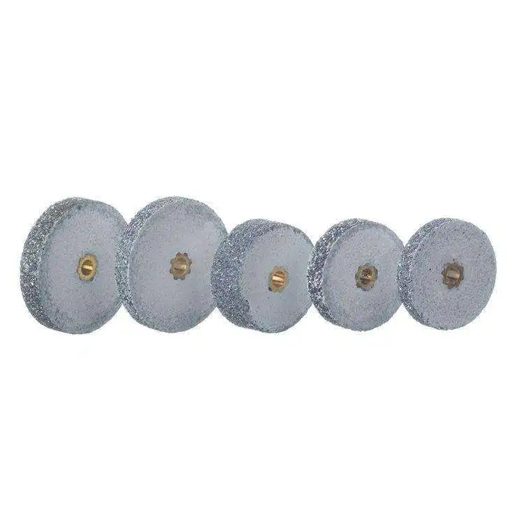 Keystone Mizzy Heatless Aluminum Oxide Wheels, #14, 1/8" x 1/2", White, 50/Pk
