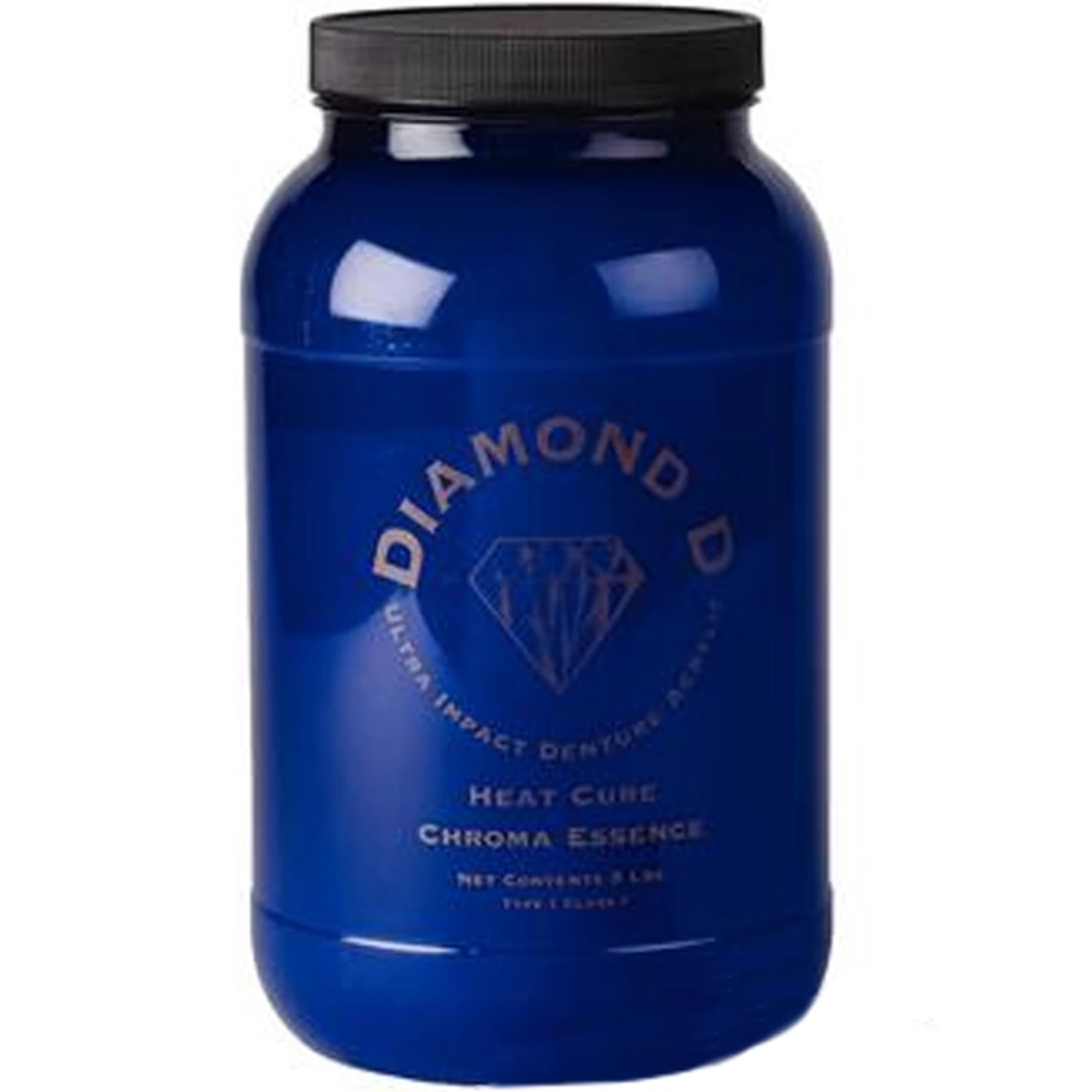 Keystone Diamond D Heat-Cure Denture Acrylic Powder, Original, 5 lbs, 1/Pk, 1013021
