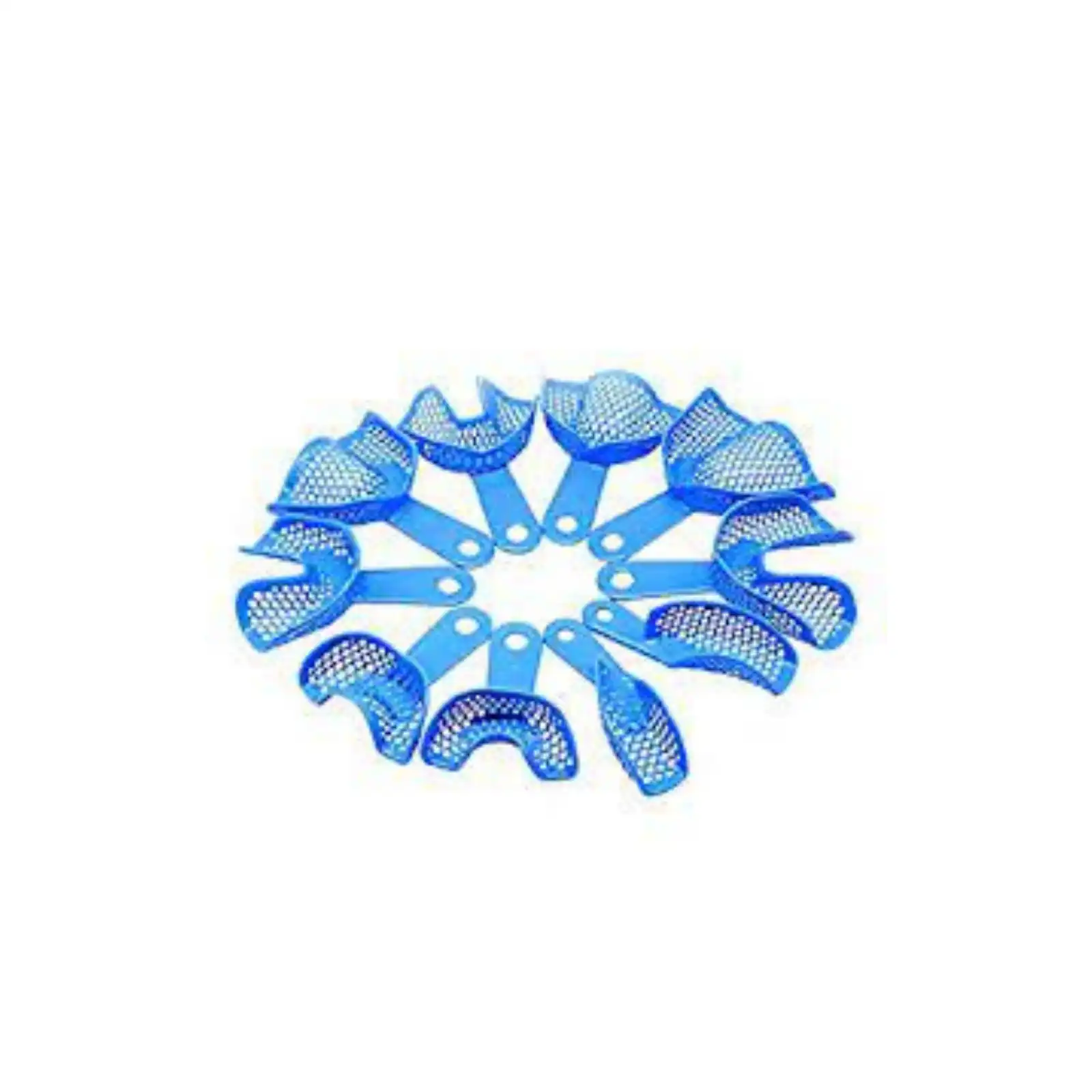 Superdent Perforated Full Arch Impression Tray, Size 6, Small Lower, 12/Pk