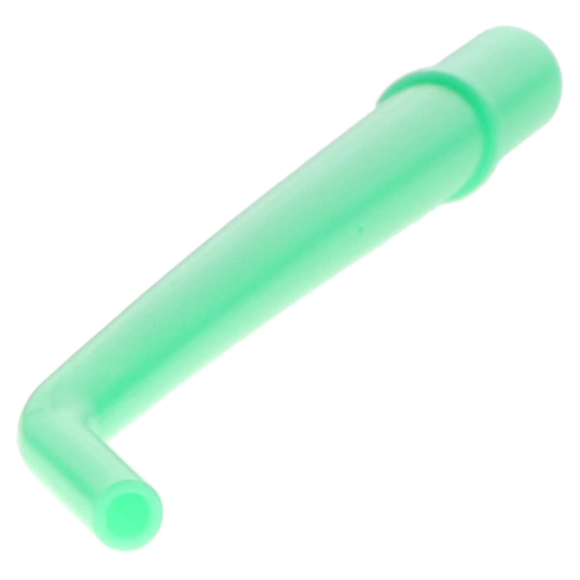 Defend Disposable Surgical Aspirator Tips, Plastic, 1/4" Diameter, Green, 30° Angle, Fits 11mm HVE Holders, 25/Pk, ST1023