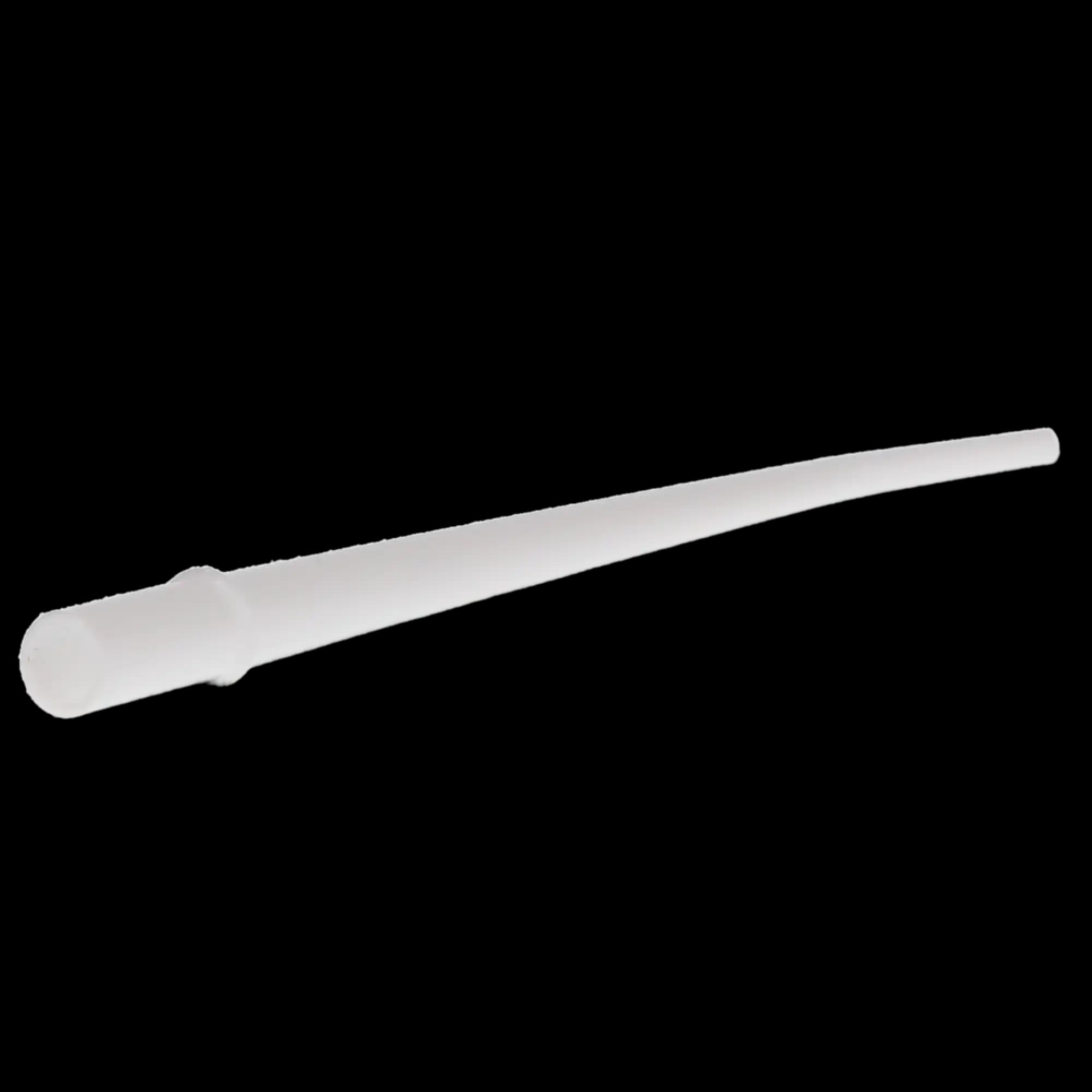 Defend Disposable Surgical Aspirator Tips, Plastic, 1/8" Diameter, White, 30° Angle, Fits 11mm HVE Holders, 25/Pk, ST1021