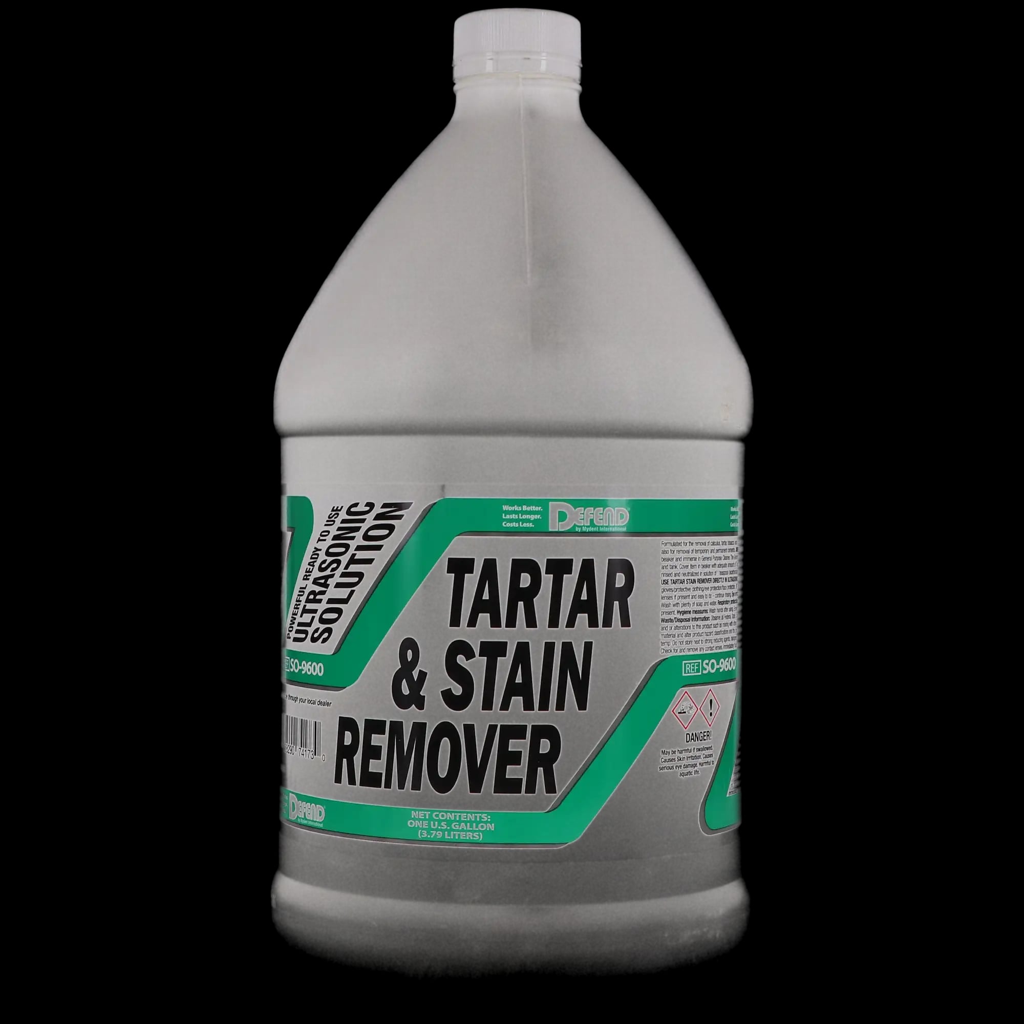 Defend Tartar and Stain Remover Ultrasonic Solution #4, Ready to Use, 1 Gallon Bottle, 1/Pk, SO9600