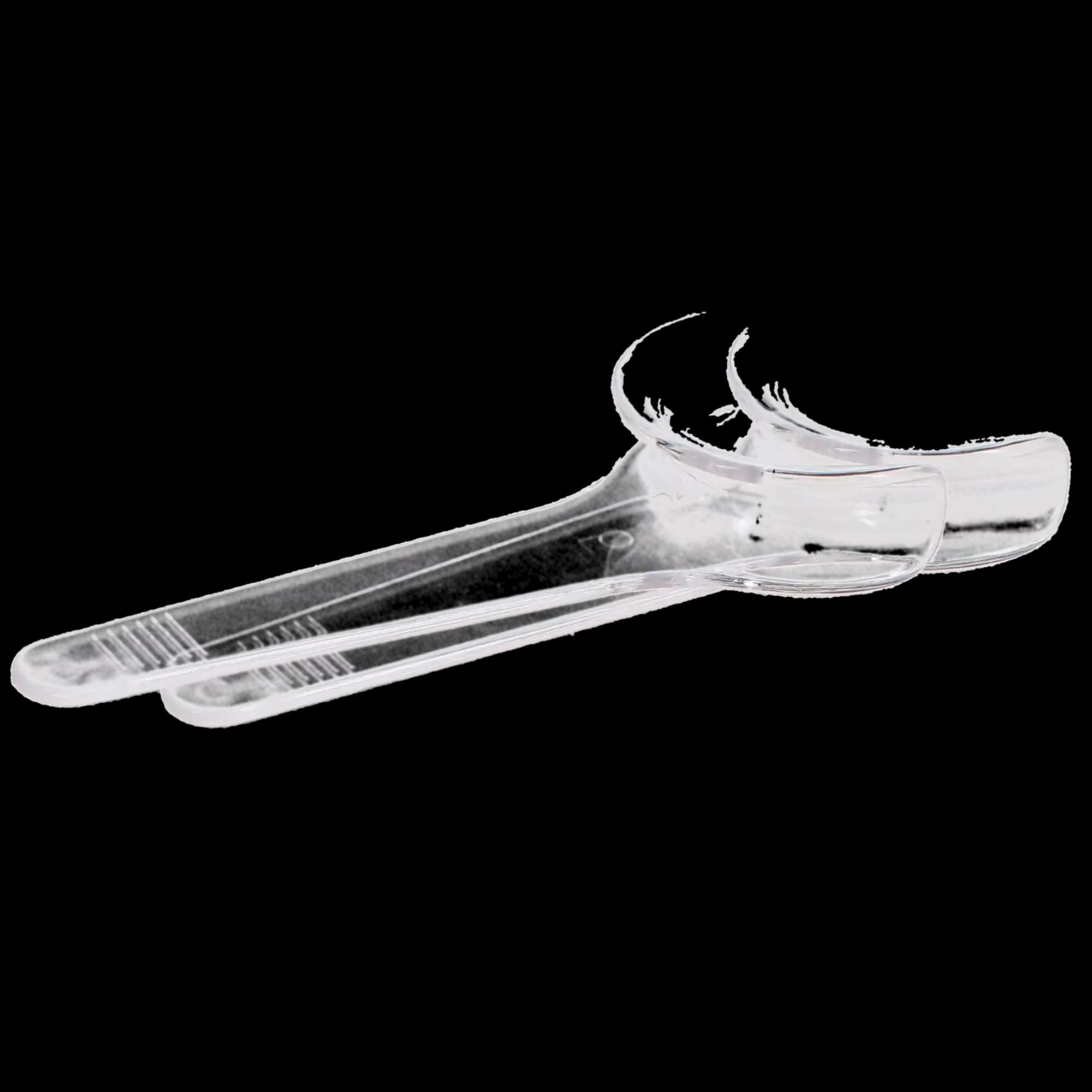 Extand Cheek Retractors, Handheld, Adult, Clear/Blue, 2/Pk, EX-9002