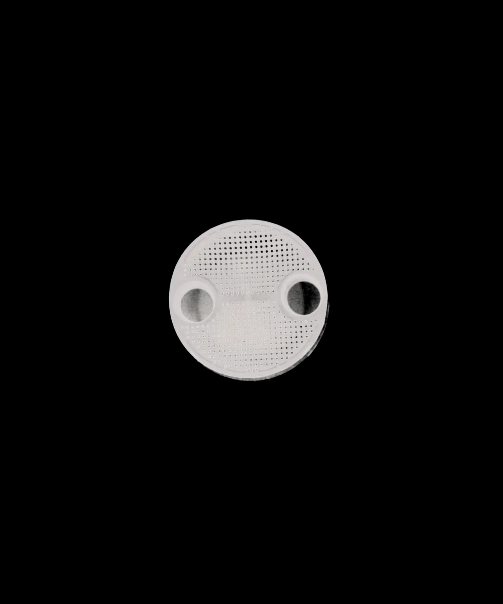 DCI International Solids Collector Disposable Covered Screen, 2-1/8", White, 100/Pk, 5887